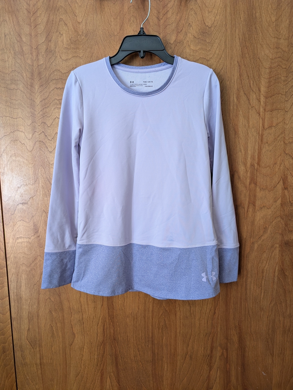 Under Armour Cold Gear Girls' Lavender Long-Sleeve Performance Top L/12